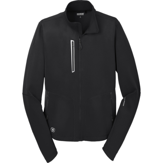 Custom OGIO Fulcrum Full-Zip. Blacktop Black