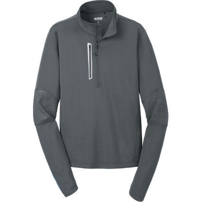 Custom OGIO Fulcrum 1/4-Zip. Gear Grey
