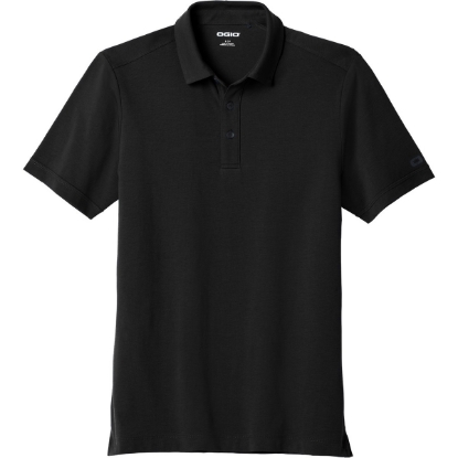 Custom OGIO Limit Polo. Blacktop Black