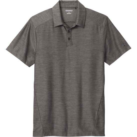 Custom OGIO Slate Polo. Gear Grey