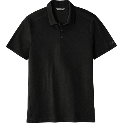 Custom OGIO Code Stretch Polo. Blacktop