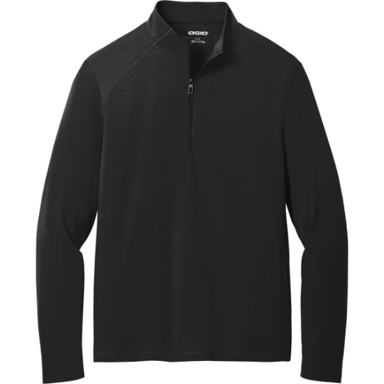 Custom OGIO Motion 1/4-Zip Blacktop