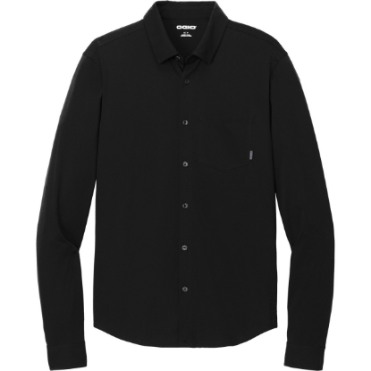 Custom OGIO Extend Long Sleeve Button-Up Blacktop