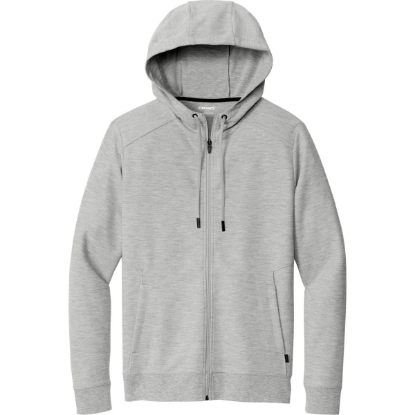 Custom OGIO Revive Full-Zip Light Heather Gray