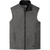 Custom OGIO Grit Fleece Vest Diesel Gray Heather