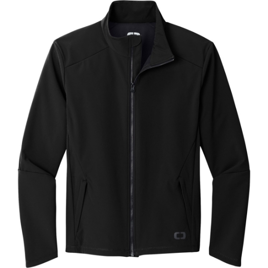 Custom OGIO Commuter Full-Zip Soft Shell Blacktop