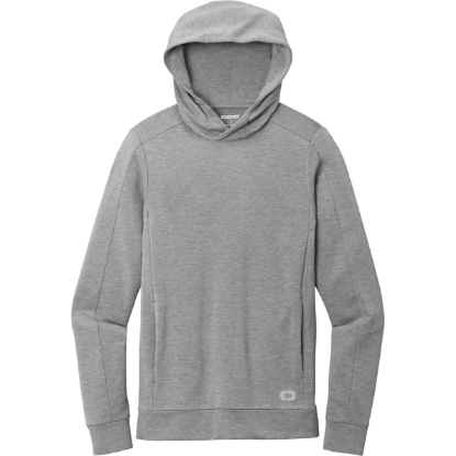 Custom OGIO Luuma Hoodie Petrol Gray Heather