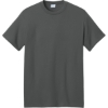 Custom Port & Co Core Blend Recycled Tee Charcoal Gray