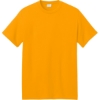 Custom Port & Co Core Blend Recycled Tee Gold