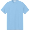 Custom Port & Co Core Blend Recycled Tee Light Blue