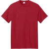 Custom Port & Co Core Blend Recycled Tee Red