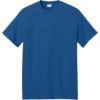 Custom Port & Co Core Blend Recycled Tee True Royal Blue Heather