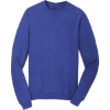 Custom Port & Co Beach Wash Garment-Dyed Crewneck Sweatshirt Blue Iris
