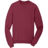 Custom Port & Co Beach Wash Garment-Dyed Crewneck Sweatshirt Merlot Pink