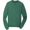 Custom Port & Co Beach Wash Garment-Dyed Crewneck Sweatshirt Nordic Green