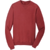 Custom Port & Co Beach Wash Garment-Dyed Crewneck Sweatshirt Red Rock