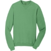 Custom Port & Co Beach Wash Garment-Dyed Crewneck Sweatshirt Safari Green