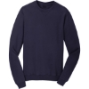 Custom Port & Co Beach Wash Garment-Dyed Crewneck Sweatshirt True Navy Blue