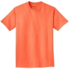Custom Port & Co Beach Wash Garment-Dyed Tee. Neon Orange