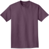 Custom Port & Co Beach Wash Garment-Dyed Tee. Wineberry Red