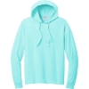Custom Port & Co Beach Wash Garment-Dyed Pullover Hooded Tee Glacier Blue