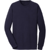 Custom Port & Co Beach Wash Garment-Dyed Long Sleeve Tee True Navy Blue