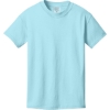 Custom Port & Co Youth Beach Wash Garment-Dyed Tee. Glacier Blue