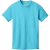 Custom Port & Co Youth Beach Wash Garment-Dyed Tee. Tidal Wave Blue