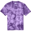 Custom Port & Co Youth Crystal Tie-Dye Tee Purple Tie-Dye