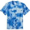Custom Port & Co Youth Crystal Tie-Dye Tee True Royal Blue Tie-Dye