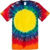 Custom Port & Co Youth Window Tie-Dye Tee. Rainbow Tie Dye