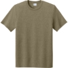 Custom Port & Co Tri-Blend Tee. Coyote Brown Heather