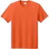 Custom Port & Co Tri-Blend Tee. Deep Orange Heather