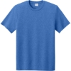 Custom Port & Co Tri-Blend Tee. Heather Royal Blue