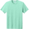 Custom Port & Co Tri-Blend Tee. Heather Jadeite Green