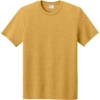 Custom Port & Co Tri-Blend Tee. Ochre Yellow Heather