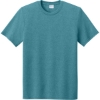 Custom Port & Co Tri-Blend Tee. Vivid Teal Blue Heather