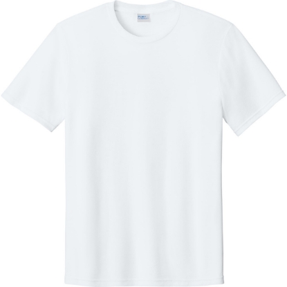 Custom Port & Co Tri-Blend Tee. White