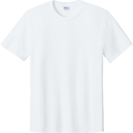 Custom Port & Co Tri-Blend Tee. White