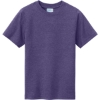 Custom Port & Co Youth Tri-Blend Tee Team Purple Heather