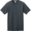 Custom Port & Co CVC Tee Dark Heather Gray