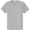 Custom Port & Co CVC Tee Silver