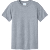 Custom Port & Co Youth CVC Tee Athletic Heather Gray