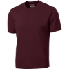 Custom Port & Co Performance Tee. Athletic Maroon Red