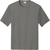 Custom Port & Co Performance Tee. Grey Concrete