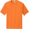 Custom Port & Co Performance Tee. Neon Orange