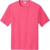 Custom Port & Co Performance Tee. Neon Pink