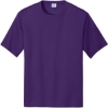 Custom Port & Co Performance Tee. Team Purple