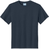 Custom Port & Co Youth Performance Tee. Deep Navy Blue