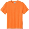 Custom Port & Co Youth Performance Tee. Neon Orange